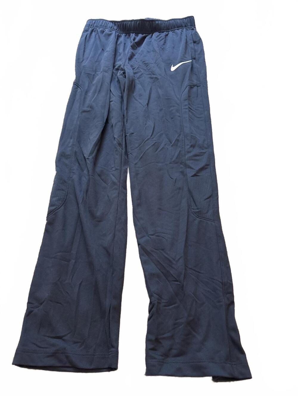 Nike Boys Navy Dri-Fit Standard Fit Pants L+ Husky
